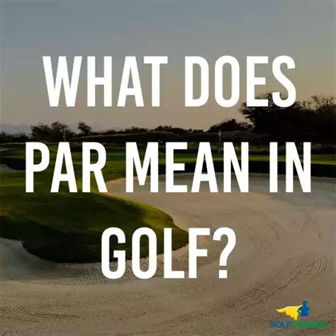 What Does Par in Golf Mean? And Why Do Golfers Always Talk About the Weather?